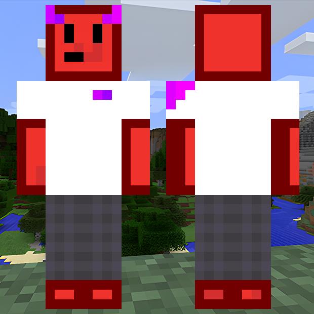 MinecraftSkinHub Skin NameNzjnd With a White RGB shirt No Animated