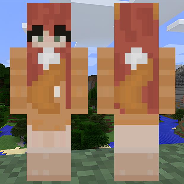 MinecraftSkinHub Skin NameOrigins Fox Female