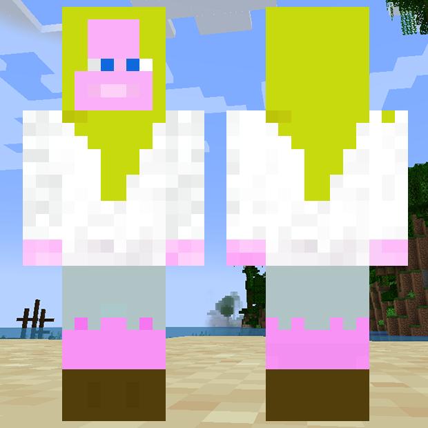 MinecraftSkinHub Skin Nameblond girl with white sweater