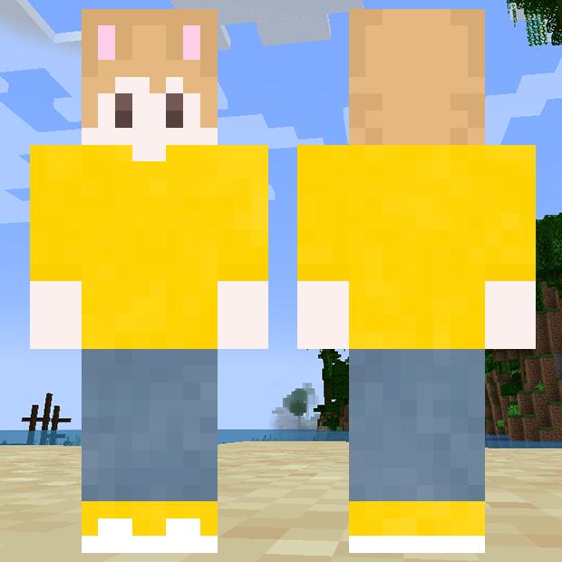 MinecraftSkinHub Skin NameYellow Sweater